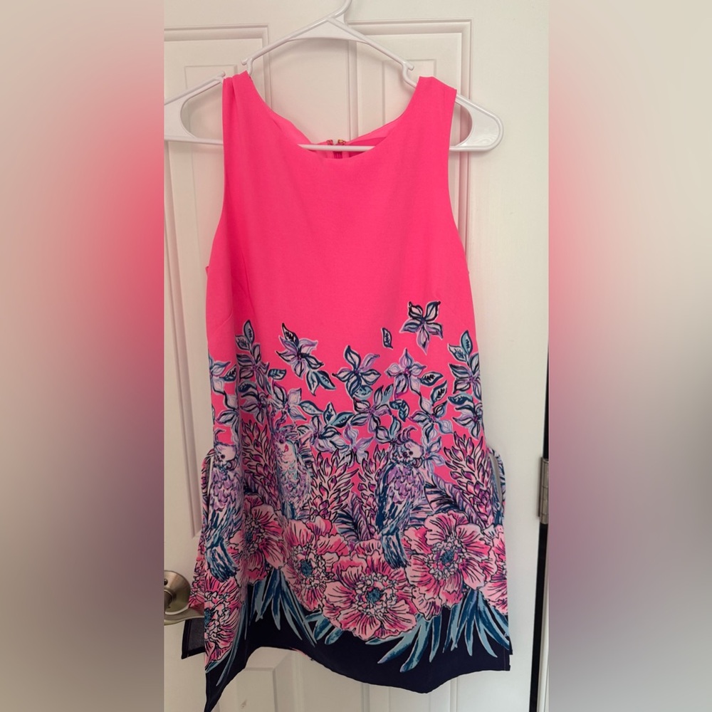 Lilly Pulitzer Pink and Blue Floral Jumpsuit
